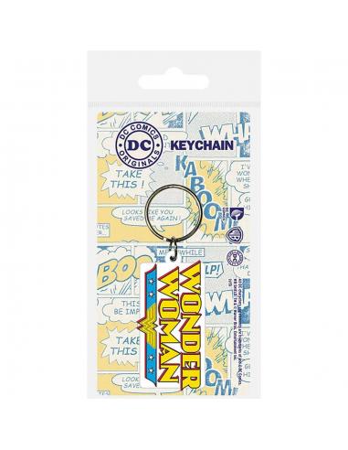 DC WONDER WOMAN LOGO KEYCHAIN