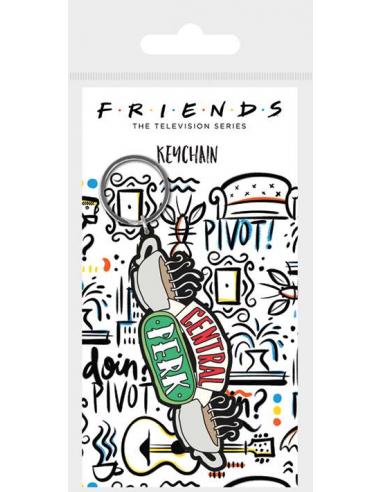FRIENDS CENTRAL PERK RUBBER KEYCHAIN