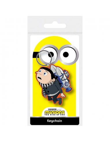 MINIONS GRU JETPACK RUBBER KEYCHAIN