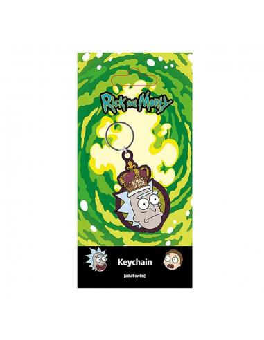 RICK AND MORTY KING OF S**T KEYCHAIN