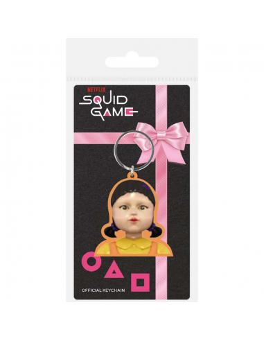 SQUID GAME (DOLL) RUBBER KEYCHAIN