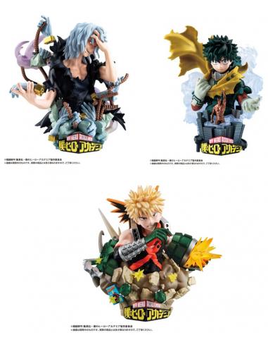 Megahouse My Hero Academia Petitrama EX Series Pack de 3 Figuras Type-Decision 9 cm