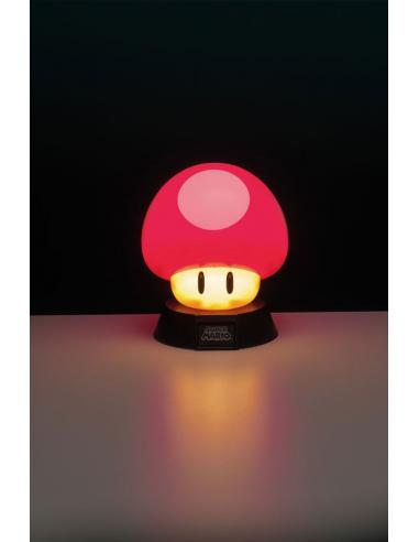 Paladone Products Super Mario lámpara 3D Mushroom 10 cm