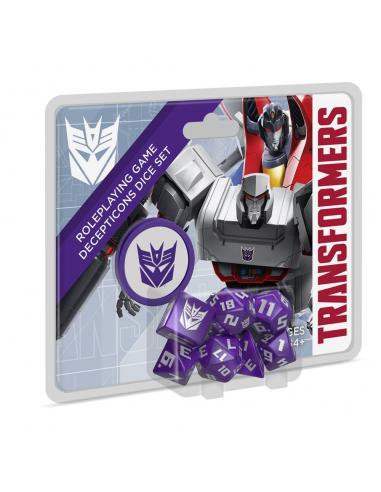 Renegade Transformers juego de dados Decepticon