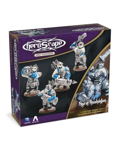 Renegade Heroscape expansión Rising Tide - Knight Primus Adelbern & Ordo Borealis Army *Edición Inglés*