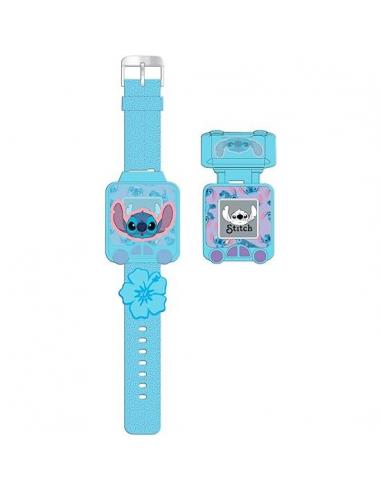 KIDS LICENSING Reloj digital educativo con juegos Stitch Disney