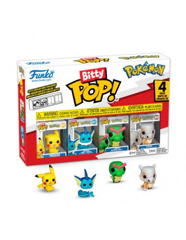 FUNKO Blister 4 figuras Bitty POP Pokemon Pikachu