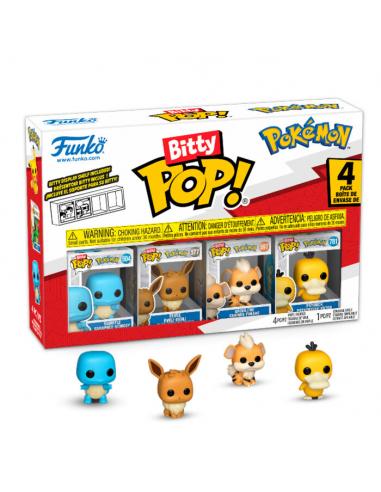 FUNKO Blister 4 figuras Bitty POP Pokemon Squirtle