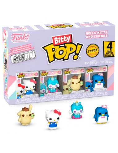 FUNKO Blister 4 figuras Bitty POP Hello Kitty and Friends Hello Kitty