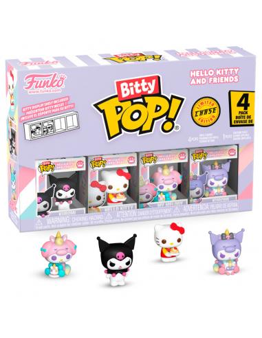 FUNKO Blister 4 figuras Bitty POP Hello Kitty and Friends Kuromi