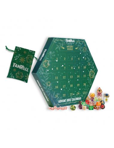 FanRoll FanRoll Calendario de Adviento Holiday Dice