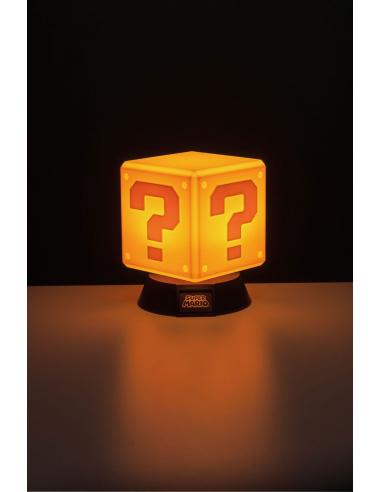 Paladone Products Super Mario lámpara 3D Question Block 10 cm