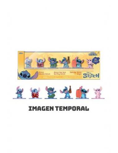 SIMBA TOYS ESPAÑA S.L.U. STITCH SET 6 FIGURAS 4 CM DISNEY LILO & STITCH NANO METALFIGS