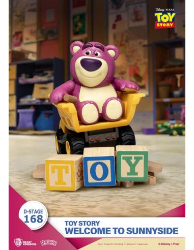 Beast Kingdom Toys Toy Story Diorama PVC D-Stage Welcome to Sunnyside 14 cm