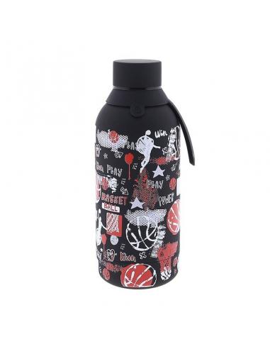 LOVELY STORY Botella termica Black Basketball 500ml