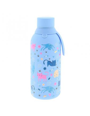 LOVELY STORY Botella termica Gatos del Cielo 500ml