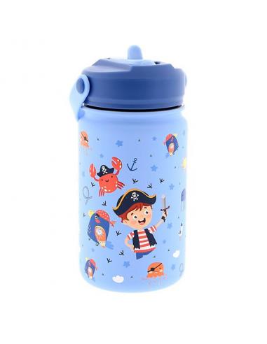 LOVELY STORY Cantimplora acero inoxidable Piratas 330ml