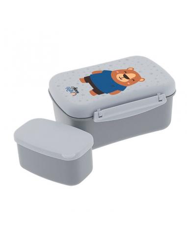LOVELY STORY Sandwichera hermetica con placa refrigerante + cajita Oso