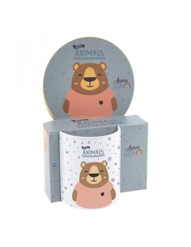 LOVELY STORY Taza infantil Oso 330ml