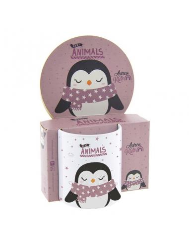 LOVELY STORY Taza infantil Pinguino 330ml