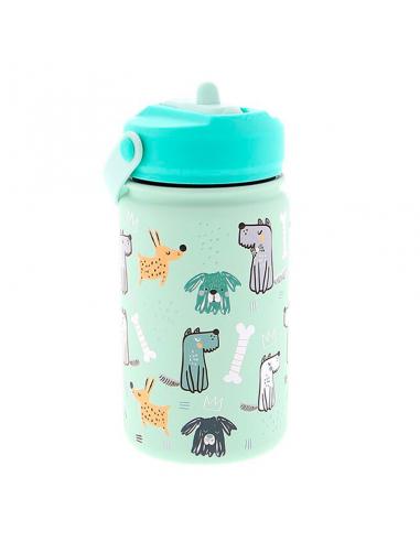 LOVELY STORY Cantimplora termica Cachorro Menta 330ml