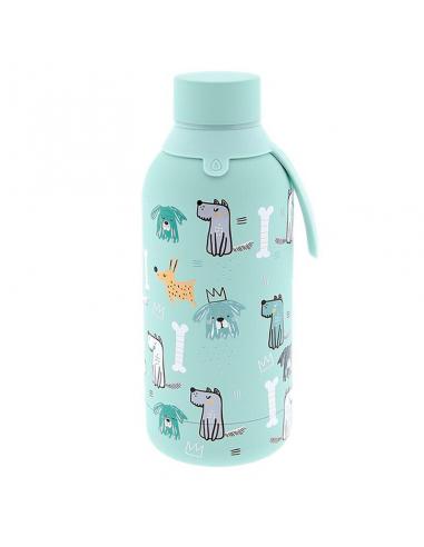 LOVELY STORY Botella termica Cachorro Menta 500ml