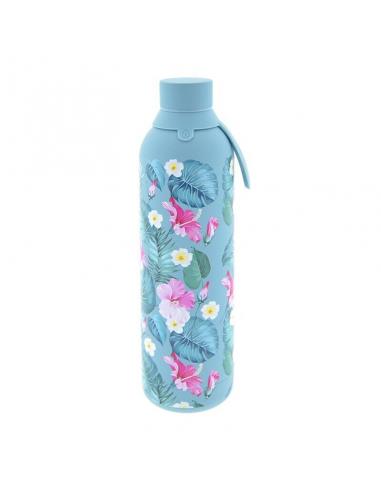 LOVELY STORY Botella termica Esmeralda Floral Exotico 710ml