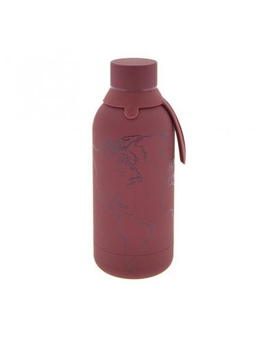 LOVELY STORY Botella termica Bordeaux World Map 500ml