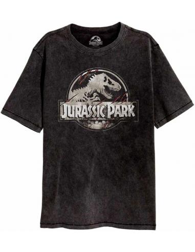 Heroes Inc Jurassic Park Camiseta Scratched Logo talla M