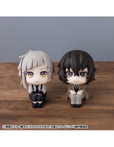 Megahouse Bungo Stray Dogs Estatua PVC Look Up Atsushi Nakajima & Osamu Dazai Set (with gift) 11 cm