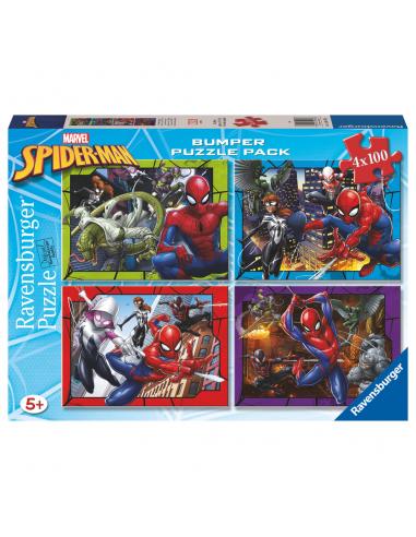 RAVENSBURGER Puzzle Spiderman Marvel 4x100pzs
