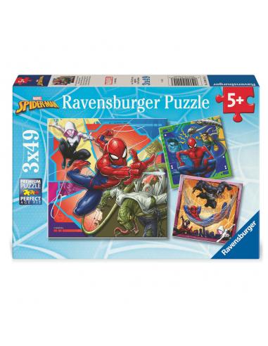 RAVENSBURGER Puzzle Spiderman Marvel 3x49pzs