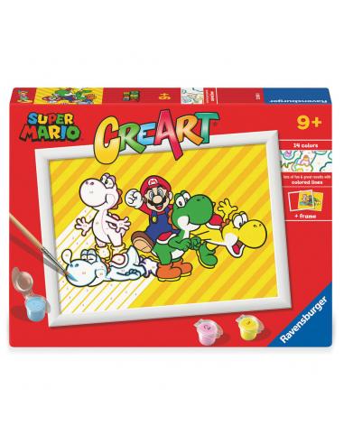 RAVENSBURGER Kit de pintura CreArt Super Mario Bros