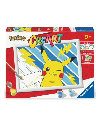 RAVENSBURGER Kit de pintura CreArt Pikachu Pokemon