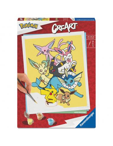 RAVENSBURGER Kit de pintura CreArt Legendarios Pokemon adulto