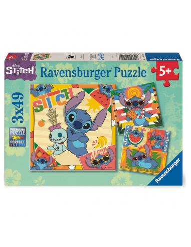 RAVENSBURGER Puzzle Stitch Disney 3x49pzs