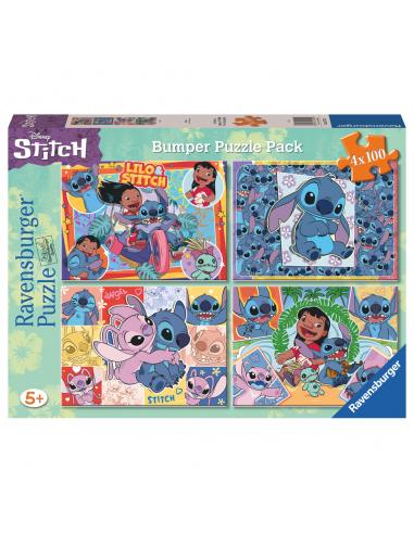 RAVENSBURGER Puzzle Stitch Disney 4x100pzs