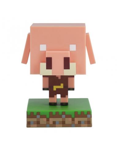 Paladone Products Minecraft Lámpara Icons Piglin 11 cm