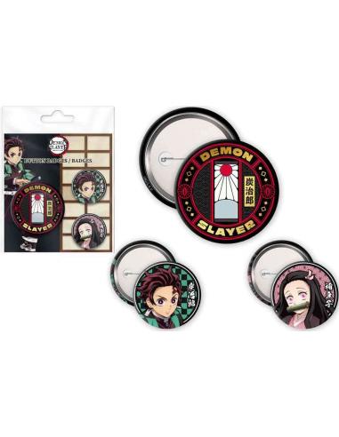 DEMON SLAYER BADGE PACK