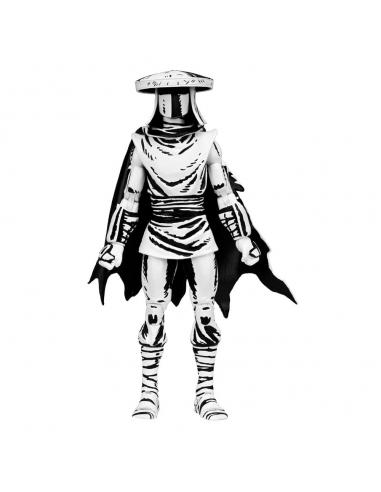 NECA Teenage Mutant Ninja Turtles Figura Elite Foot Ninja Guard Black & White 18 cm