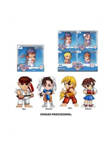 SIMBA TOYS ESPAÑA S.L.U. GEM FIGHTER EXPOSITOR 12 FIGURAS 6,5 CM STREET FIGHTER METALFIGS