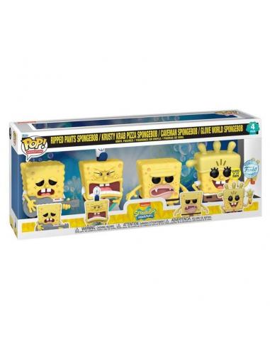 Funko Spongebob Pack de 4 Figuras POP! Television Vinyl (EMEA) 9 cm