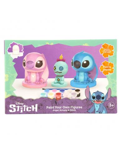 CYP BRANDS Set 3 Figuras de Escayola para Pintar Stitch Disney