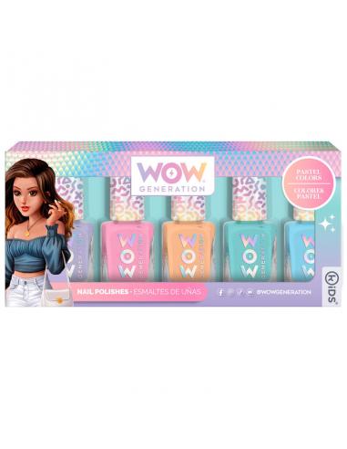 WOW GENERATION Blister 5 botes esmalte uñas Wow Generation
