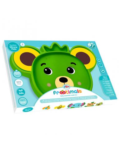 FROOTIMALS Plato silicona antideslizante Bubba Tropibear Frootimals