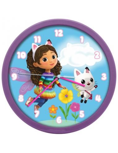 KIDS LICENSING Reloj pared La Casa de Muñecas de Gabby