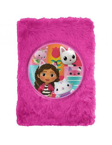 KIDS LICENSING Cuaderno peluche La Casa de Muñecas de Gabby