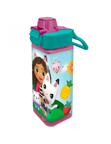 KIDS LICENSING Cantimplora cuadrada La Casa de Muñecas de Gabby 500ml