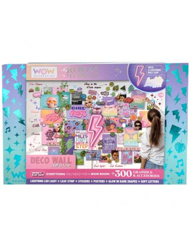 WOW GENERATION Kit Decoracion luz LED + Graficos y Accesorios Wow Generation