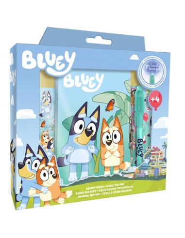 KIDS LICENSING Diario + Boligrafo magico Bluey